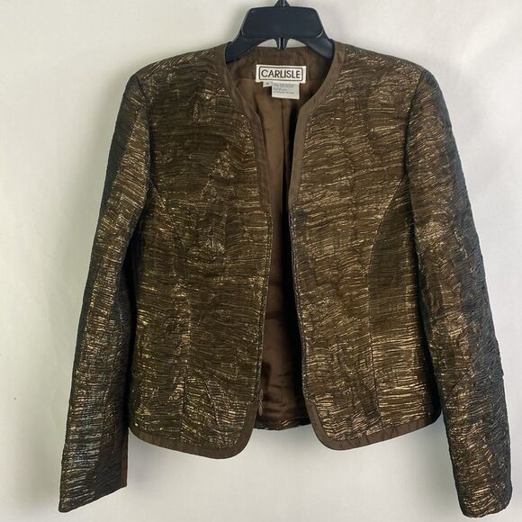 Carlisle Copper Metallic Zip Front - Picture 6 of 8